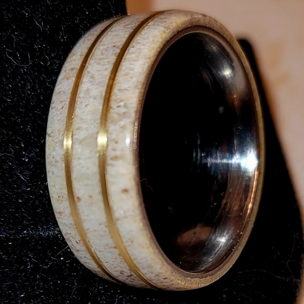 Handmade Elk Antler ring